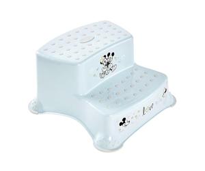 keeeper Micky Two-step step stool, From approx. 3 to approx. 14 years, Anti-slip function, Igor, Sky blue
