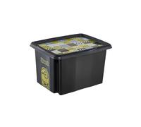 Keeeper Minions Turning Stacking Box 15 Litre - Black Keeeper Black