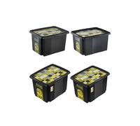 Keeeper Minions Turning Stacking Box 15L, 24L, 30L & 45L Set - Black Keeeper Black