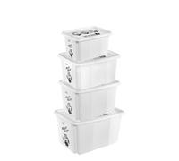 Keeeper Minions Turning Stacking Box 15L, 24L, 30L & 45L Set - Grey