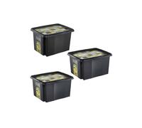 Keeeper Minions Turning Stacking Box 15L, 24L & 30L Set - Black