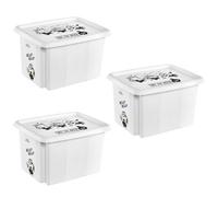 Keeeper Minions Turning Stacking Box 15L, 24L & 30L Set - Grey