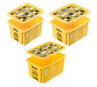 Keeeper Minions Turning Stacking Box 15L, 24L & 30L Set - Yellow