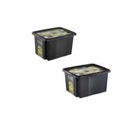 Keeeper Minions Turning Stacking Box 15L & 24L Set - Black Keeeper Black