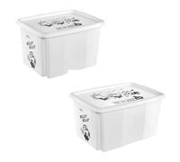 Keeeper Minions Turning Stacking Box 30L & 45L Set - Grey