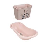 Keeeper Minnie & Mickey Mouse Baby Bath Tub 84cm with Plug & Hanging Organizer Box 4L Keeeper Multicolor