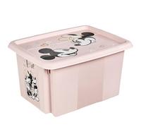 Minnie Mouse Storage Box with Lid 15 Litre Nordic Pink Keeeper Pink One Size