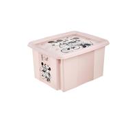 Keeeper Minnie Mouse Storage Box with Lid 24 Litre Nordic Pink Keeeper Pink One Size