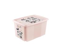 Minnie Mouse Turn Around Stacking Box with Lid 45 Litre Nordic Pink Keeeper Pink One Size