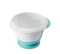 keeeper Mixing Bowl with Suction Cup and Non-Slip Surface, BPA-Free Plastic, 3.5 Litre, Mariella, Mint Green/White