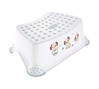 keeeper Panda Step Stool, From Approx. 3 to 14 Years, Anti-Slip Function, Tomek, White