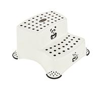 keeeper Panda Two-step Step Stool, From approx. 3 to approx. 14 years, Anti-slip function, Igor, White