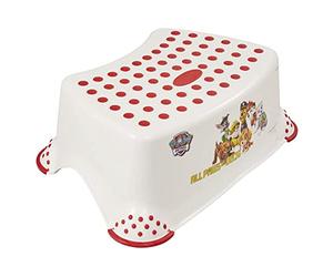Keeeper Paw Patrol Step Stool, For 18 months to 10-years, Anti-Slip Design, Tomek, White