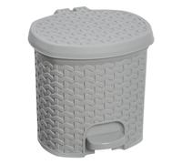 Keeeper Pedal Bin, Waste Bin with Pedal, 3 L, 19.5 X 20.5 X 20.5 Cm, Tjark, Grey (Nordic Grey)