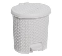 keeeper 1030251900000 Trash Can, Plastic, Nordic White