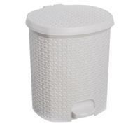 Keeeper Pedal Waste Bin 21 Litre Nordic White, White