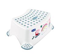keeeper Peppa Pig Step Stool, For Children From Approx. 3 to 14 Years Old, Anti-Slip, Tomek, Nordic White
