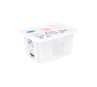 Keeeper Peppa Pig Storage Box with Lid 15 Litre Transparent in Clear Keeeper Clear