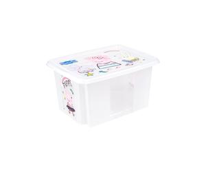 Keeeper Peppa Pig Storage Box with Lid 15 Litre Transparent in Clear Keeeper Clear