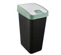 Keeeper Slimline Bin 45L - Green And White, none