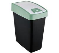 Keeeper Premium Waste Bin With Flip Lid 25 Litre - Black
