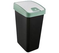 Keeeper Premium Waste Bin With Flip Lid 45 Litre - Black