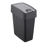 Keeeper Premium Waste Bin with Flip Lid, Soft Touch, 10 L, 29.5 X 18 X 36.5 Cm, Magne, Grey (Graphite)