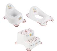 Keeeper Rainbow Baby Potty, Toilet Seat & Double Step Stool Set