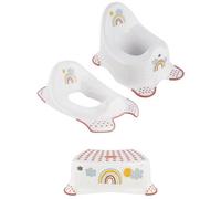 Keeeper Rainbow Baby Potty, toilet Seat & Step Stool, Multi