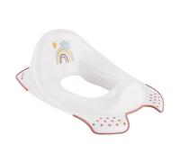 keeeper Rainbow children's toilet seat, For ages 18 months 4 years old, Anti-slip function, Ewa, White