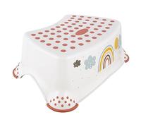 keeeper Rainbow step stool, For ages 3 to 14 years old, Anti-slip function, Tomek, White
