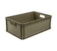 keeeper robert Sturdy Transport Box, 45 l, 60 x 40 x 22 cm, Up to 60 kg load capacity, Acid-resistant and food-safe, Olive Green (Olive)
