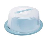 keeeper Round cake container with lid, Ergonomic handle, Easy transport of cakes, Ricardo, Nordic Blue (Blue)