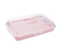 keeeper sandwich, Cake and muffin butler, Polypropylene, Rectangular, Enrico, Nordic Pink (pink)