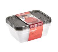 keeeper Set 3x Fredo Fresh Food Storage Jar rectangular 1.25 l