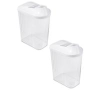 Keeeper Set Of 2 Pouring Jar 1.5 Litre With Infinitely Adjustable Dispensing Lid