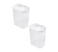 Keeeper Set Of 2 Pouring Jar 1.5 Litre With Infinitely Adjustable Dispensing Lid