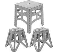 Keeeper Set of 2 Tom Foldable Chair and Timo Foldable Table - Silver, Silver