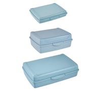 Keeeper Set of 3 Clip Lock Fresh Food Container in Blue Keeeper Blue