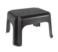 Keeeper Step-Stool, TÜV Tested Quality and Safety, Sturdy Plastic (PP), 36.5 x 30 x 24 cm, Graphite