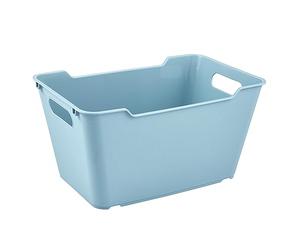 keeeper Storage Box, Textured Surface, 6 L, Lotta, Nordic Blue