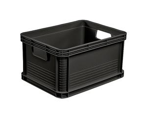 keeeper Strong Transport Box, Acid-Resistant and Food Safe, 40x30x22 cm, 20 Litre, Robert, Graphite Grey
