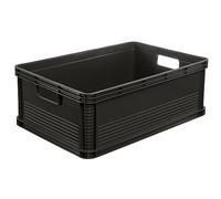 keeeper Strong Transport Box, Acid-Resistant and Food Safe, 60 x 40 x 22 cm, 45 Litre, Robert, Graphite Grey