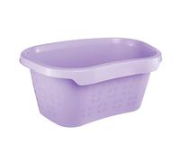 keeeper tilda laundry basket with hip support, 30.5 l, 57.5 x 38.2 x 26.5 cm, violet (Soft Purple)
