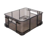 keeeper Transport Box With Carrying Handles, Euro-Box L, 43 X 35 X 17.5 Cm, Bruno, Crystal Grey (Transparent)