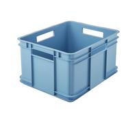 keeeper Transport Box With Carrying Handles, Euro-Box XL, 28 L, 43 X 35 X 24 Cm, Bruno Eco Line, Blue (Eco Sky Blue)