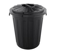 Keeeper Universal Bin with Lockable Lid, Sturdy Plastic (PP), Maxi-Bin, 23 l, Graphite