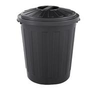 Keeeper Universal Bin with Lockable Lid, Sturdy Plastic (PP), Mini-Bin, 7 Litre, Graphite