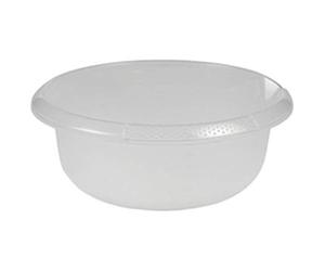 keeeper Universal Bowl with Spout, Round, 2.5 Litre, 24 cm Diameter, Björk, Transparent