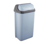 keeeper 1045568000000 Trash Can, Plastic, Nordic Blue